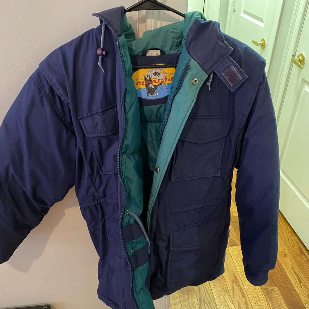 Women’s Size 18 Multicolored Puffer Snow Jacket